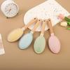 Venta Directa de Fábrica Cepillo para el Cabello con Mango de Madera Abs Cojín Ovalado Mango de Madera de Haya Cepillo para el Cabello Nuevo Cepillo para el Cabello Más Vendido