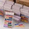 Hermosos adhesivos de texto de señales de calle, adhesivos PET con citas inspiradoras, materiales de collage para agendas, empaques de regalo, adhesivos para fundas de teléfono