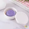 Jabonera Impermeable Estilo Japonés Caja Portátil de Viaje Caja para Baño del Hogar con Tapa Sellada y Drenaje para Jabón Limpiador Hecho a Mano