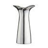 Boshi Home Lujo Accesible Escandinavo Pétalos Plateados Galvanizados Cola de Pez Cerámica Pequeño Jarrón Adornos Decoración de Mesa para el Hogar