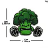 Parches bordados con temática de fitness, parche táctico de moral con patrón de calavera de animal levantando pesas, parche de decoración para ropa