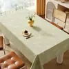 Toalha de mesa de PVC fresca e simples, à prova d'água, à prova de óleo, lavável, resistente ao calor, estilo ins, atmosférica, toalha retangular para mesa de centro