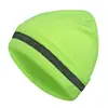 Gorro de Lana Tejido Reflectante para Otoño e Invierno, Gorro de Seda Luminoso, Hilo Reflectante Engrosado, Deportes al Aire Libre, Cortavientos y Cálido