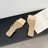 Novas Sandálias Estilo 2026 com Solado Macio e Tiras Finas, Versátil Bico Quadrado Baixo, Salto Bloco, Abertura na Ponta, Estilo Casual Coreano para Mulheres