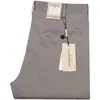 Pantalones casuales de algodón gris grueso de otoño, cálidos, de grosor medio, nuevos, elásticos, rectos, corte slim, para hombres jóvenes, de negocios