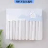 Cortina de tela cortavientos para parabrisas de aire acondicionado colgante, deflector de confinamiento anti-soplo directo, funda antipolvo universal sin instalación