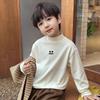 Ropa de Otoño e Invierno para Niños y Niñas, Nuevas Camisetas Casuales Versátiles Cálidas de Capa Base con Cuello Medio Alto para Niños