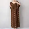 Nueva Bata de Noche de Manga Corta Mianchun Shijia para Mujer, Bata de Noche con Corbata en el Cuello, Tallas Grandes, Ropa de Casa Holgada y Relajada, Vestido de Mujer