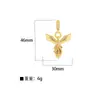 Moda Joker DIY Semiacabado Microincrustado Chapado en Cobre Accesorios de Girasol Accesorios Populares Europeos y Americanos Colgantes de Estrella