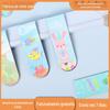 Marcadores magnéticos criativos e personalizados para estudantes, papel personalizado em PVC, desenhos animados fofos, materiais de ensino divertidos, culturais e criativos, marcadores magnéticos