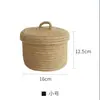 Cesta de Almacenamiento Doméstica de Hilo de Algodón para Ropa, Juguetes de Peluche para Niños, Artículos Varios, Cesto para Ropa Sucia, Cesta de Almacenamiento Grande para Dormitorio