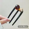Pasador de Pelo de Tres Dientes en Forma de U para Mujeres 2026 Nuevo Peine de Alta Gama para Moño Accesorio para el Cabello Pasador Adorno para el Cabello