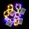 Luces de Cadena LED Luces de Cable de Cobre Luces de Hilo de Cobre Decoración de Pastel Luces de Botón Luces con Protección IP65 Batería de Botón