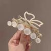 Pinza para el Cabello de Mariposa de Perla Horquilla de Verano para Mujeres Parte Posterior de la Cabeza Estilo 2026 Accesorio para el Cabello Clip Tocado Pinza Elegante para el Cabello para Mujeres