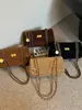 Moda Otoño 2026 Nuevo Bolso de Axila Bolso de Cadena Cuadros de Terciopelo Retro Bolso de Hombro Único Diario de Mano Cruzado Bolso para Mujer