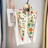 Suministro Transfronterizo de Bufandas de Seda de Sarga de Alta Gama, Bufandas Chal con Estampado de Diamantes de Hangzhou, Los Más Populares de Amazon para Otoño Versátil