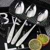 Fábrica Haosheng de Jieyang Acero Inoxidable Chorro de Arena Tenedor Cuchara Orquídea Máquina de Espesor Egipcio Lanzamiento Cuchara Mezcladora de Café Cuchara de Sopa