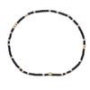 Explosões Transfronteiriças Pulseira de Vidro de Nicho Personalidade Moda Pulseira de Miçangas de Arroz Simples Pulseira de Miçangas Douradas Cor Sólida Quiosque