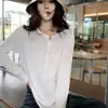 Cardigan de Moda Holgado Talla Grande Camiseta de Manga Larga Ligera Suelta para Principios de Otoño