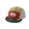 Chapéu Bebê Unissex Cor Color Block Letra Etiqueta Redonda Veludo Outono Inverno Estilo 2 Anos Criança Aba Macia Boné de Baseball