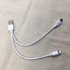 Cable de datos de uno a dos adecuado para teléfonos Android Micro, Apple y V8, Cable de carga dos en uno, Cable USB para teléfono