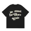 Explosiones Transfronterizas 2024 Verano Kanye alta calidad Multicolor Algodón Cuello Redondo Camiseta Suelta de Manga Corta para Hombre y Mujer Ropa de Verano