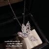 Colar de girassol com oito corações e oito flechas, floco de neve, brincos femininos de diamantes