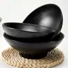 Tazón de Melamina Estilo Japonés Imitación Porcelana Tazón Creativo Especialidad Tazón para Ramen de Res Tazón para Fideos Tazón Comercial para Sopa de Fideos Tazón Picante para Hot Pot Tazón Grande