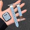 Adequado para vivowatchgt Pulseira Jeans Couro Genuíno vivowatch3 Edição Bluetooth watch2/1 Corrente de Relógio Feminina