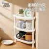 BNBSCorner Estante Triangular Mini de Escritorio Portavasos de Esquina de Pared Organizador de Tazas de Té para Escritorio de Oficina