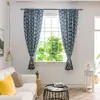 Cortinas Modernas Minimalistas Completamente Opacas Transfronterizas para Balcón y Sala de Estar, Cortinas Aislantes del Calor y Bloqueadoras del Sol, Cortinas para Puertas, Productos Terminados con Etiqueta, Dropshipping
