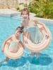 Nuevo Anillo Inflable de Natación para Axilas con Rayas Simples, Dulce de Caramelo Danés Vintage Espesado, Popular en Internet INS