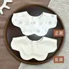 Babero Nuevo para Bebé, Algodón Puro Clase A, Extra Grande y Ancho, Doble Cara, Babero Ultra Suave para Bebé, Babero Anti-Escupir
