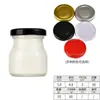 Venta al por mayor, 100 unidades, taza de pudín con boca de seda, 200 ml, vaso de leche espesa de corcho, botella de yogur resistente a altas temperaturas, fabricantes en stock