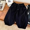 Jeans de Menino Outono 2025 Novo Estilo para Crianças Pequenas, Calças Casuais de Perna Reta para Primavera e Outono, Jeans Cimitarra Soltos