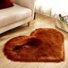 Suministros del Fabricante Alfombras de Lana Imitación en Forma de Corazón, Alfombras de Felpa para Oficina y Sala de Estar, Tapetes Decorativos Lindos para Escaleras, Etc.
