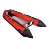 Bote Salva-Vidas Inflável Espesso Hessel para 6 Pessoas Barco de Assalto Dobrável com Fundo de Liga de Alumínio Material PVC Barco de Borracha