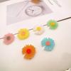 Color Flor Margarita pendiente Accesorios para el cabello DIY Diadema Pin lateral Accesorios