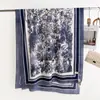 Bufanda Exótica Vintage Estampado Nuevo Chal de Imitación Lana de Alta Calidad Tacto Suave y Transpirable Bufanda Larga Oversize para Mujer Transfronteriza
