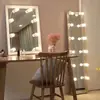 Luz frontal de espejo adhesiva sin taladro para tocador, espejo de maquillaje de estudio, luz de relleno para transmisiones en vivo de belleza, modelo LED enchufable