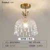 Luces de pasillo, luces de corredor, candelabros de cristal de lujo ligero, luces de entrada, luces de cristal, diseños simples y modernos, adecuadas para vestidores y balcones
