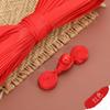 Cheongsam botón de incienso de placa de jade botón chino hecho a mano hebilla de placa ropa vintage Hanfu cuentas de jade botón decorativo accesorios