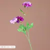 Novo Modelo 3 Cabeças Água-viva Margarida Girassol Artificial Flor Gesang Decoração de Casa Planta Verde Engenharia Piso Flor Artificial