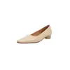 Sapatos de Salto Bloco Quadrados Minimalistas e Atemporais em Três Cores, Sapatos de Moda Baixos, Novos Sapatos Versáteis de Couro Envernizado de Salto Baixo para Trabalho