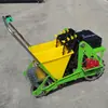 Sembradora de Ajo Pequeña Empujada a Mano Máquina de Plantación de Ajo a Gasolina Autopropulsada Tractor Eléctrico Remolque Film Mulch Sembradora de Ajo Agrícola