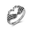 AliExpress nova moda criativa retrô masculina e feminina personalidade dominadora joias coreanas anel de dedo de fantasma do inferno
