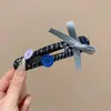 Pin para el pelo lujoso de tamaño grande con un delicado lazo, elegante y con estilo, pinza retorcida dulce estilo coreano para cabello grueso