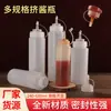 Botellas de Plástico para Salsas tipo Squeeze con Graduaciones, Botellas con Boquilla Puntiaguda y Tapas, Botellas de Squeeze, Dispensadores de Aceite