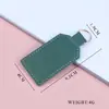 Chaveiro Criativo de Couro PU Transfronteiriço, Pingente Simples para Presente de Negócios, Acessório para Bolsa de Casal, Chaveiro de Carro