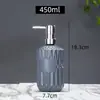 Botella Vacía Sub-empaque de Loción Verde de Lujo Ligero Vidrio Transparente de Gama Alta Etiqueta Líquido para Lavar Ropa Cabello Condimento Jabón Corporal